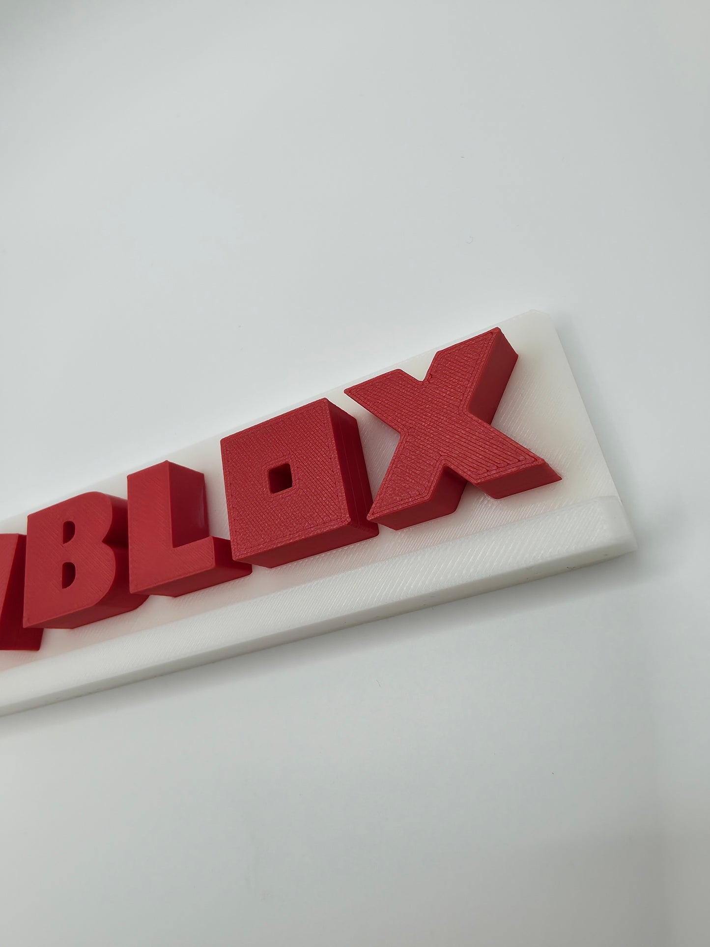 Roblox Logo Stand | 3D Printed Gaming Desk Display | Kids Room Decor
