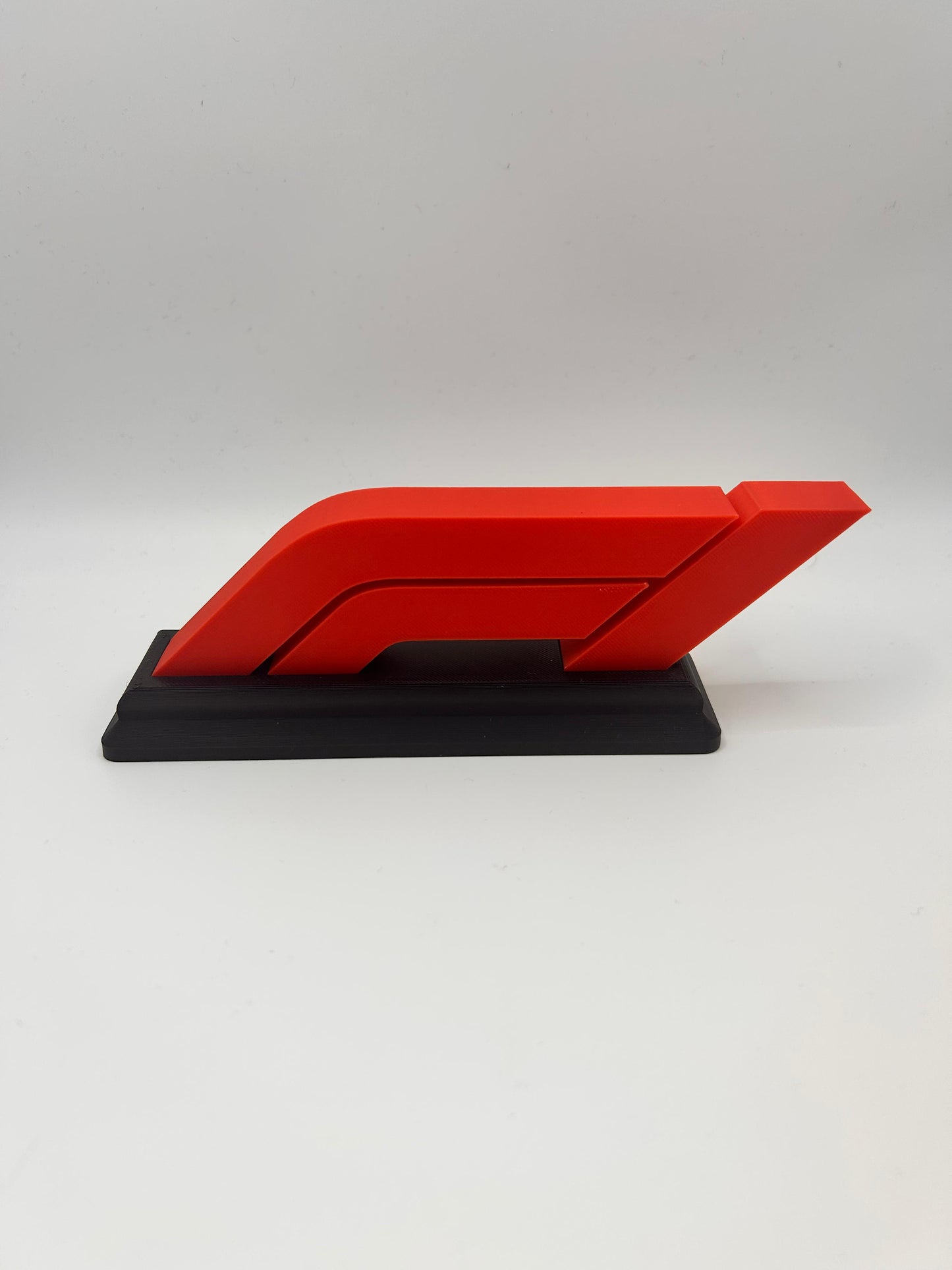 F1 Formula One Logo Display Stand - Premium 3D Printed Motorsport Desk Ornament | Precision Print Co