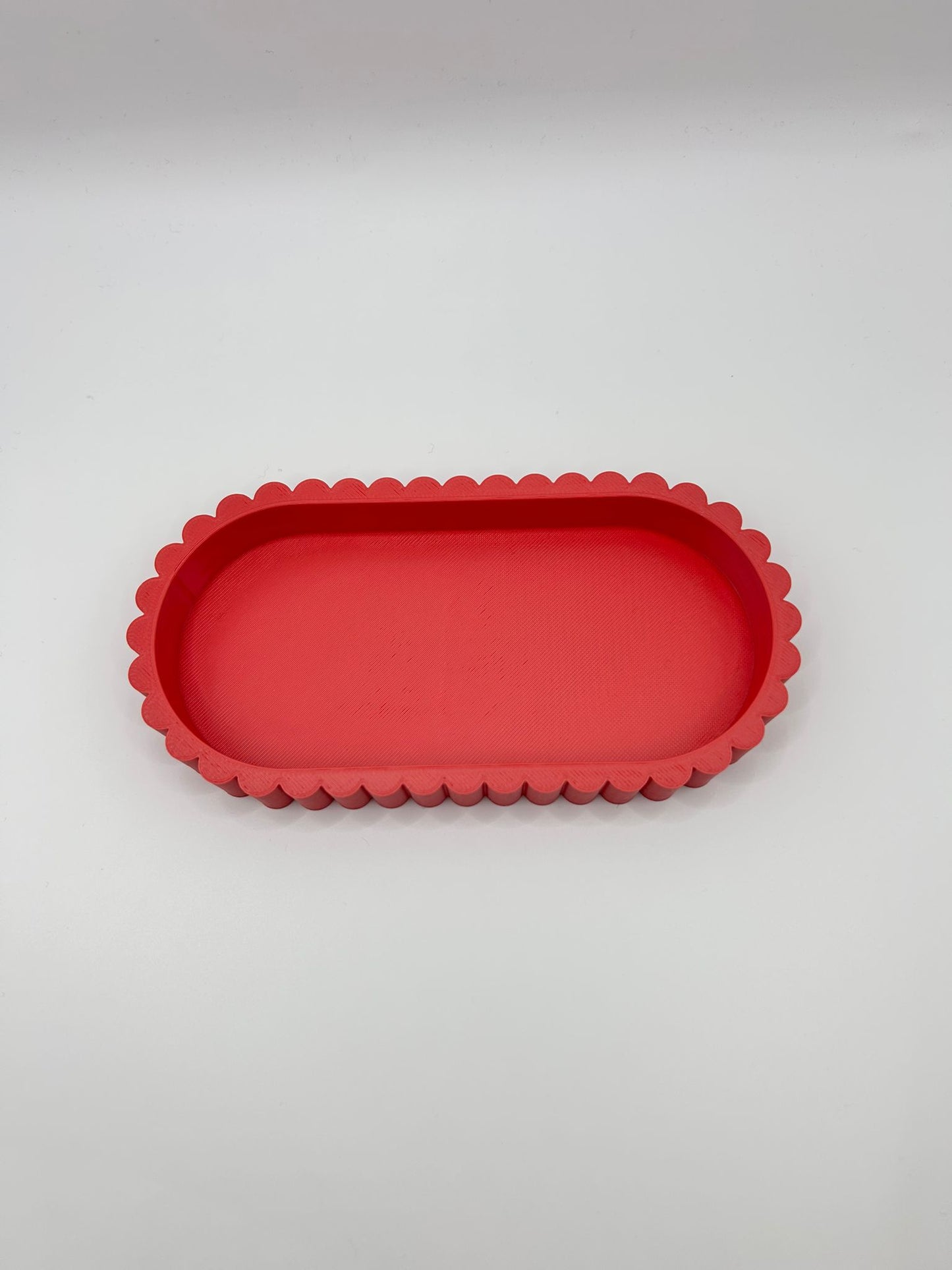 Vertical Ribbed Key Tray - Modern 3D Printed Home Organizer | Precision Print Co