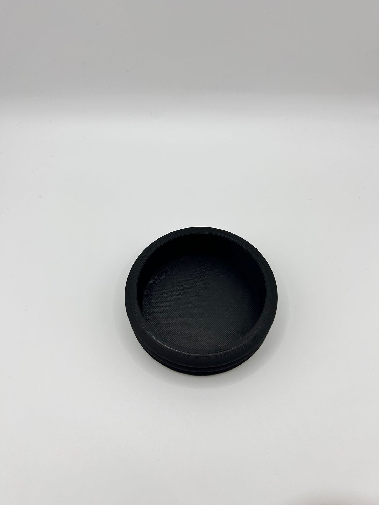 Small Horizontal Ribbed Pot - Compact Modern Organizer | Precision Print Co