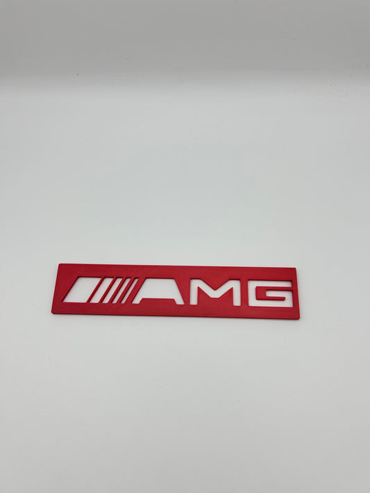 AMG Carpet Stencil 150mm x 30mm - Professional Mercedes Car Detailing Template | Precision Print Co