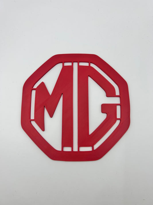 MG Carpet Logo Stencil 150mm x 150mm - Professional Car Detailing Template | Precision Print Co