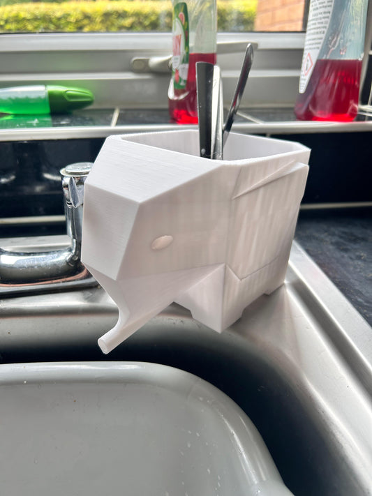 Elephant Cutlery Dryer - Fun Kitchen Organizer with Drainage System | Precision Print Co