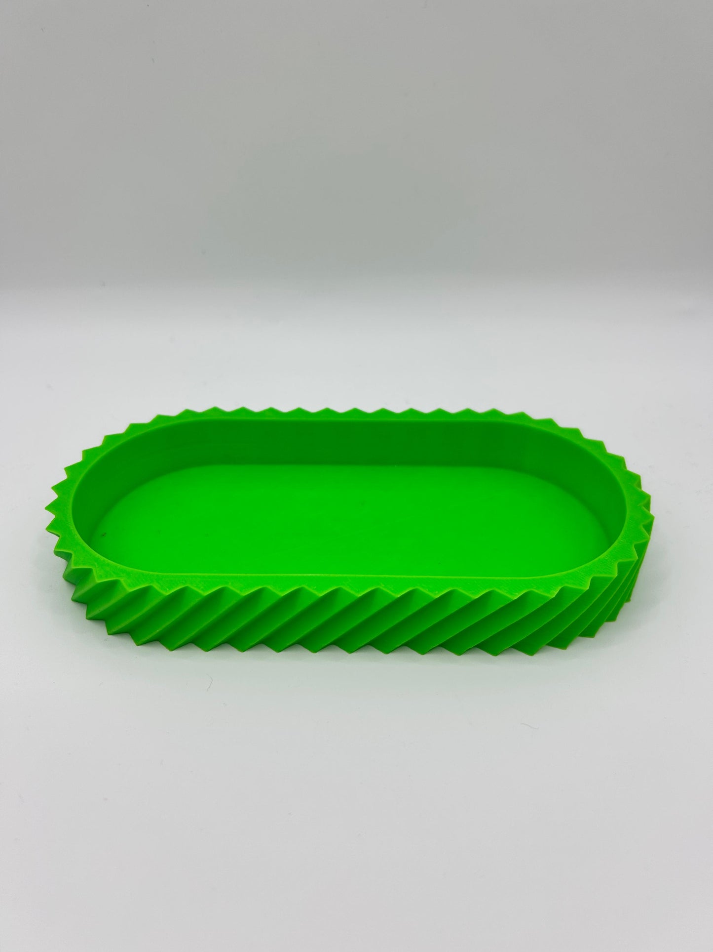 Angled Fin Key Tray - Modern Geometric Home Organizer | Precision Print Co