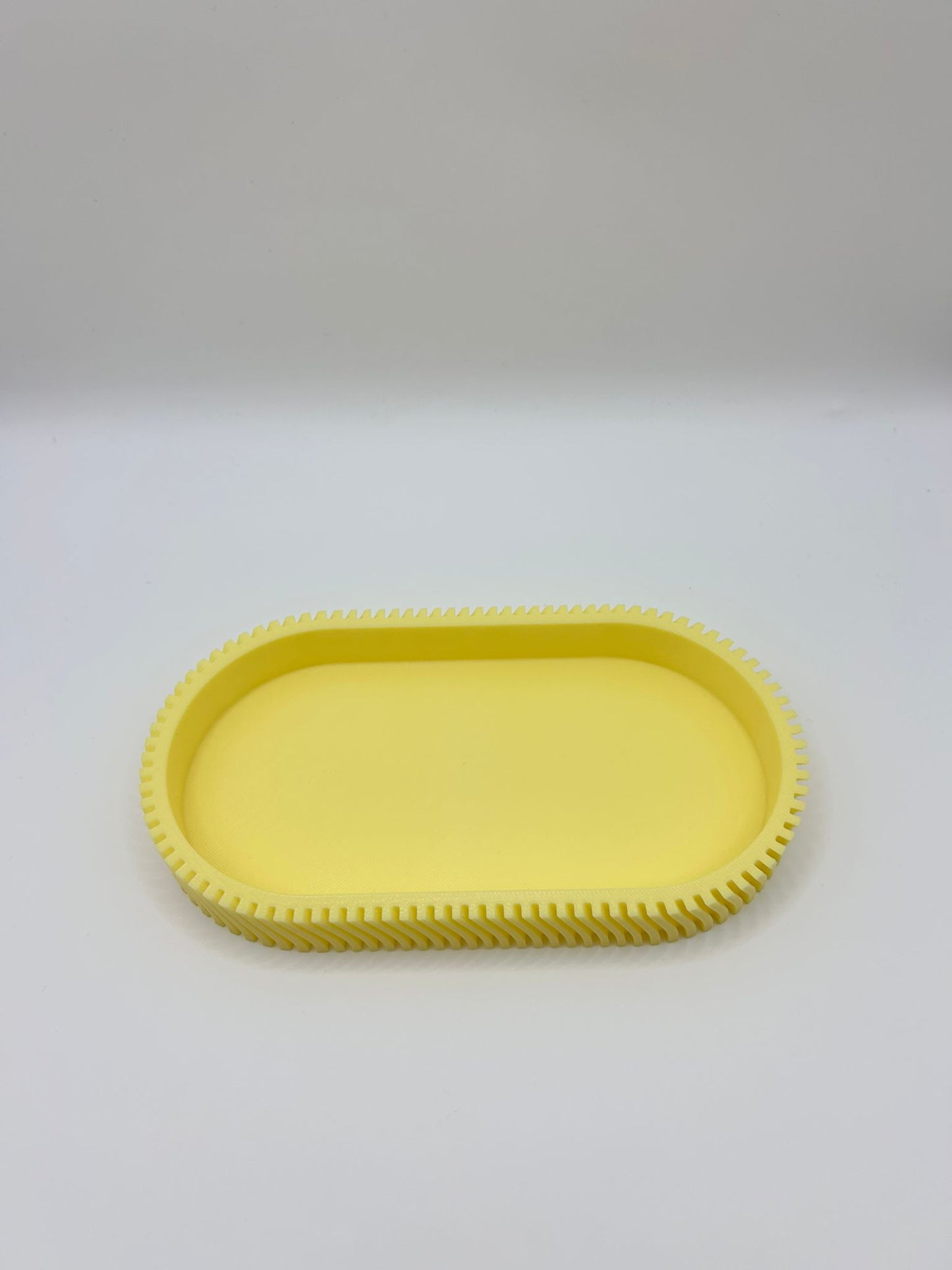 Angled Fin Catchall Tray - Modern Geometric Home & Office Organizer | Precision Print Co
