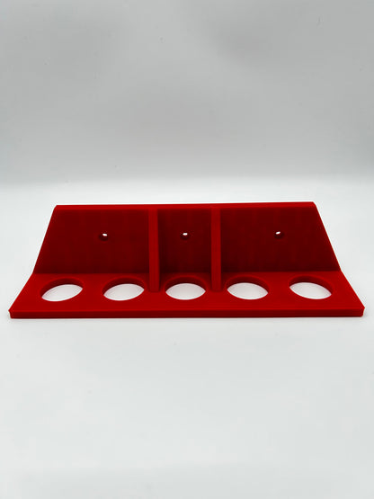 5-Brush Wall Mount Storage - Professional Car Detailing Organizer | Precision Print Co